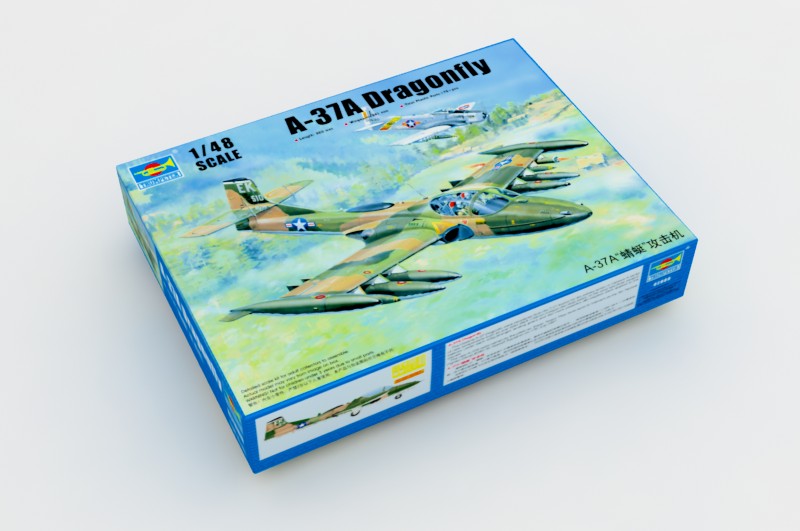 Trumpeter US A-37A Dragonfly Light Ground-Attack Aircraft 02888 1:48