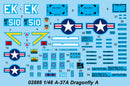 Trumpeter 02888 US A-37A Dragonfly Light Ground-Attack Aircraft 1:48