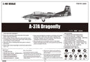 Trumpeter 02888 US A-37A Dragonfly Light Ground-Attack Aircraft 1:48