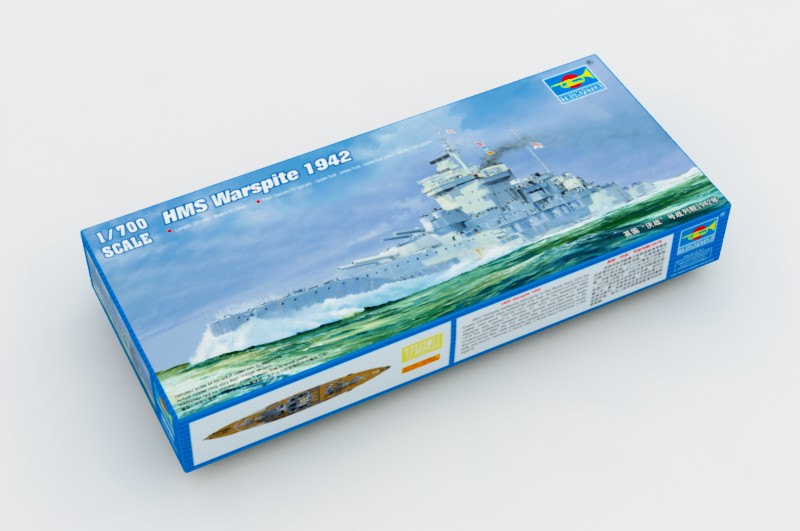 Trumpeter 05795 HMS Warspite 1942 1:700