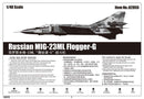 Trumpeter 02855 Russian MIG-23ML Flogger-G 1:48