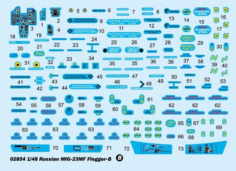 Trumpeter MIG-23MF Flogger-B 02854 1:48