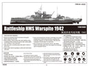 Trumpeter 05325 Battleship HMS Warspite 1942 1:350