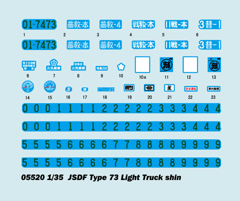 Trumpeter JSDF type 73 Light Truck[shin] 05520 1:35