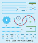 Trumpeter 04549 USS Freedom (LCS-1) 1:350
