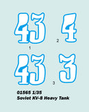 Trumpeter 01565 Soviet KV-8 Heavy Tank 1:35