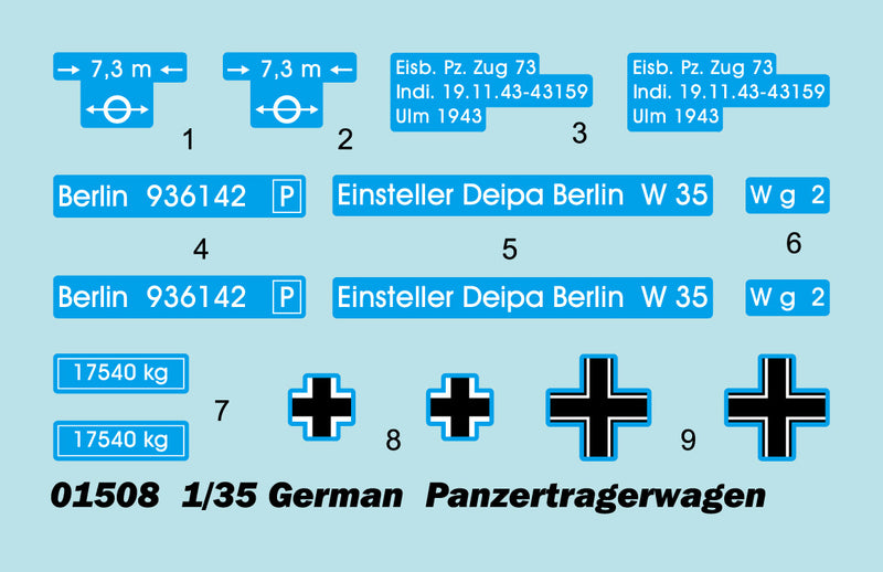 Trumpeter 01508 Panzertragerwagen 1:35