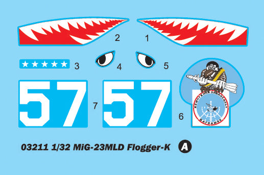 Trumpeter MiG-23MLD Flogger-K 03211 1:32
