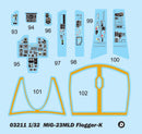 Trumpeter 03211 MIG-23MLD Flogger-K 1:32