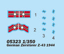 Trumpeter 05323 German Zerstorer Z-43, 1944 1:350