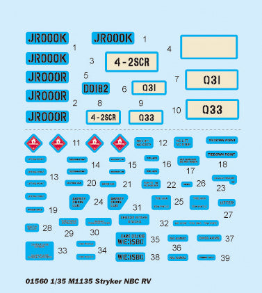 Trumpeter M1135 Stryker NBC RV 01560 1:35