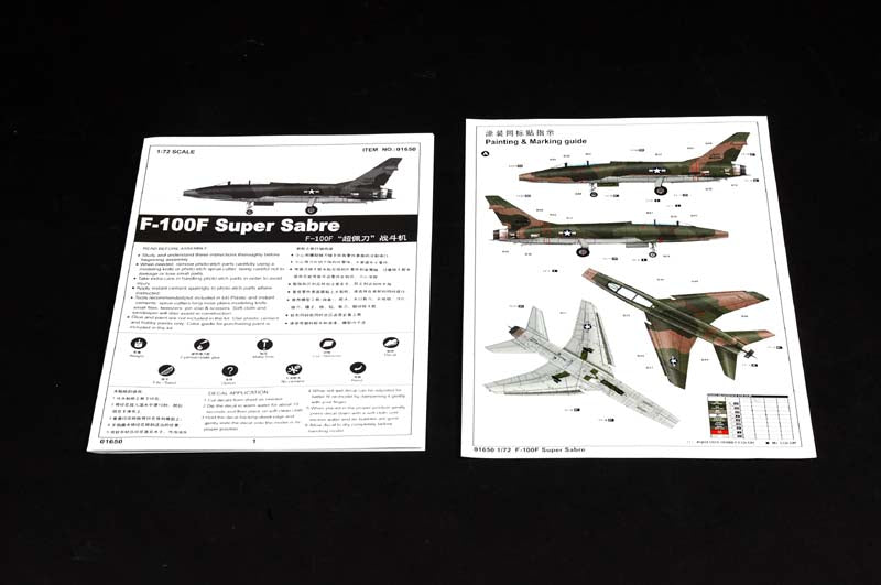 Trumpeter F-100F Super Sabre 01650 1:72