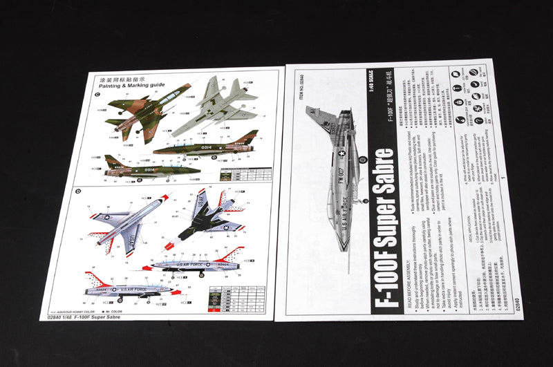 Trumpeter F-100F Super Sabre 02840 1:48