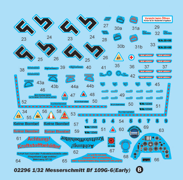 Trumpeter Messerschmitt Bf 109G-6(Early) 02296 1:32