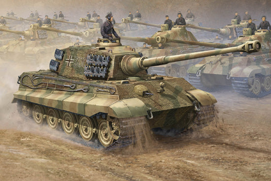 Trumpeter 00910 German Kingtiger 2 in 1(Henschel Turret & Porsche Turret) 1:16