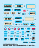 Trumpeter 01575 M1132 Stryker Engineer Squad Vehicle w/SMP-Surface Mine Plow/AMP 1:35