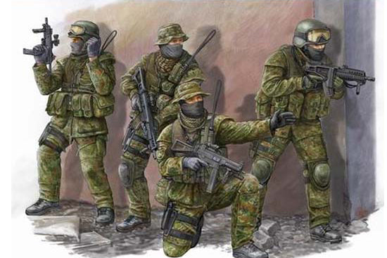 Trumpeter Modern German KSK Commandos 00422 1:35