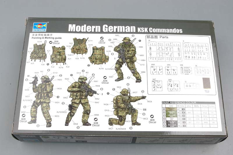 Trumpeter Modern German KSK Commandos 00422 1:35