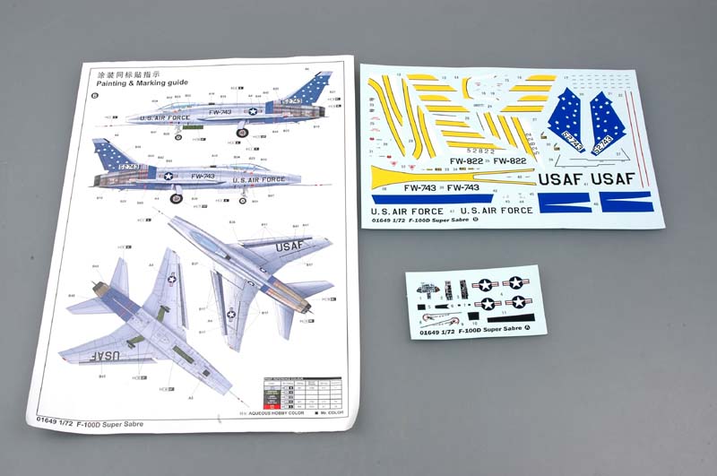 Trumpeter F-100D Super Sabre 01649 1:72