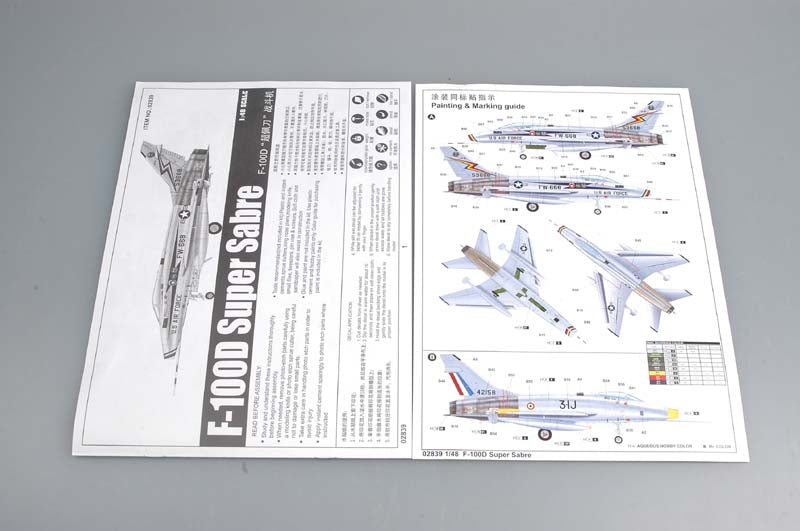 Trumpeter F-100D Super Sabre 02839 1:48