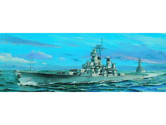 Trumpeter US Battleship BB-61 Iowa 1984 05701 1:700