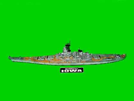 Trumpeter US Battleship BB-61 Iowa 1984 05701 1:700