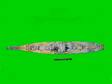 Trumpeter US Battleship BB-61 Iowa 1984 05701 1:700