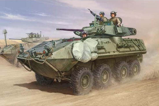 Trumpeter 01521 LAV-A2 8X8 wheeled armoured vehicle 1:35