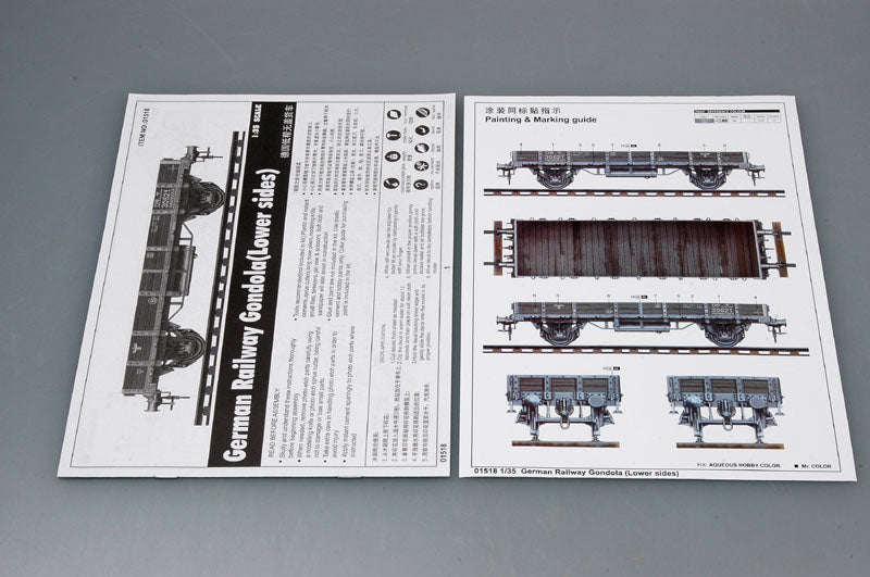 Trumpeter German Railway Gondola (Lower sides) 01518 1:35