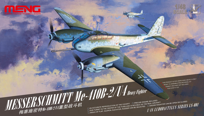 Meng-Model LS-001 MESSERSCHMITT Me410B-2/U4 HEAVY FIGHTER 1:48