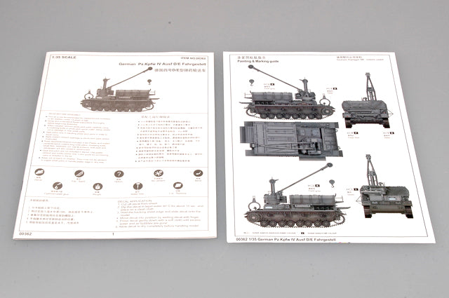 Trumpeter German Pz.Kpfw IV Ausf D/E Fahrgestell 00362 1:35