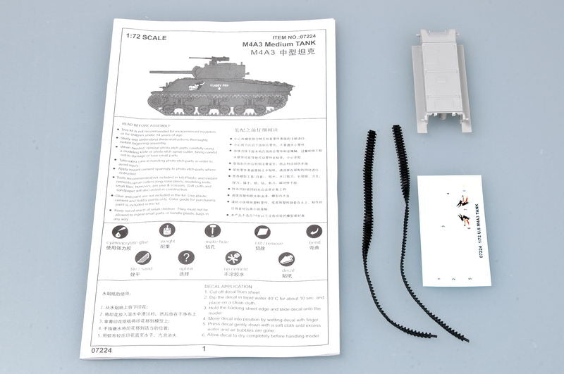Trumpeter 07224 M4A3 TANK 1:72