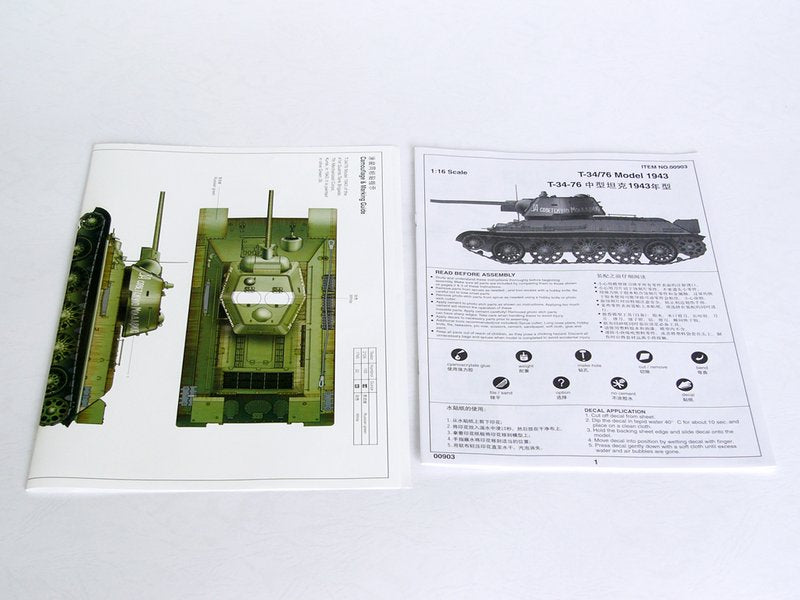 Trumpeter T-34/76 Model 1943 00903 1:16