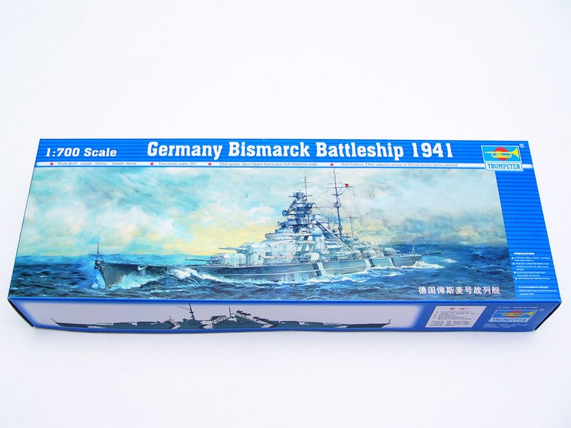 Trumpeter Germany Bismarck Battleship 1941 05711 1:700