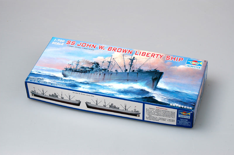 Trumpeter SS John W. Brown Liberty Ship 05756 1:700