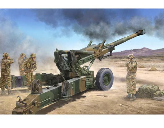 Trumpeter M198 155mm Medium Towed Howitzer (early version) 02306 1:35