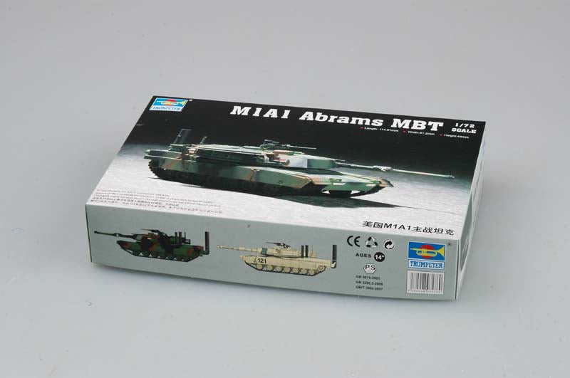 Trumpeter 07276 M1A1 Abrams MBT 1:72