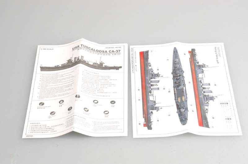 Trumpeter USS Tuscaloosa CA-37 05745 1:700