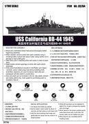 Trumpeter 05784 USS California BB-44 1945 1:700