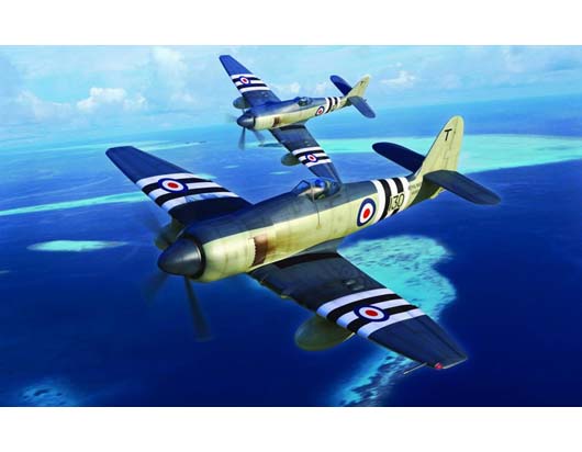 Trumpeter Hawker Sea Fury FB.11 02844 1:48