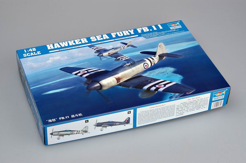 Trumpeter Hawker Sea Fury FB.11 02844 1:48