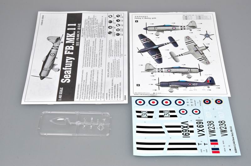 Trumpeter Hawker Sea Fury FB.11 02844 1:48