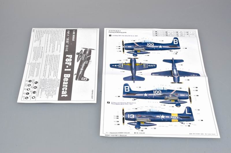 Trumpeter F8F-1 Bearcat 02247 1:32