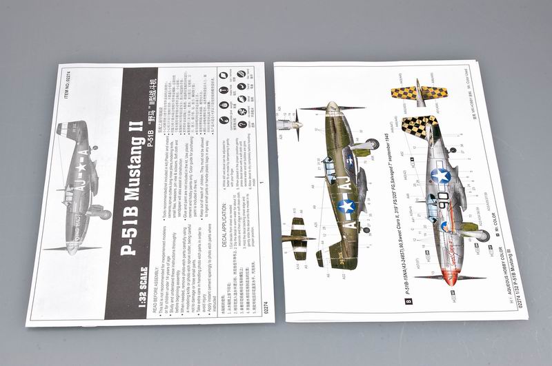 Trumpeter P-51 B Mustang 02274 1:32