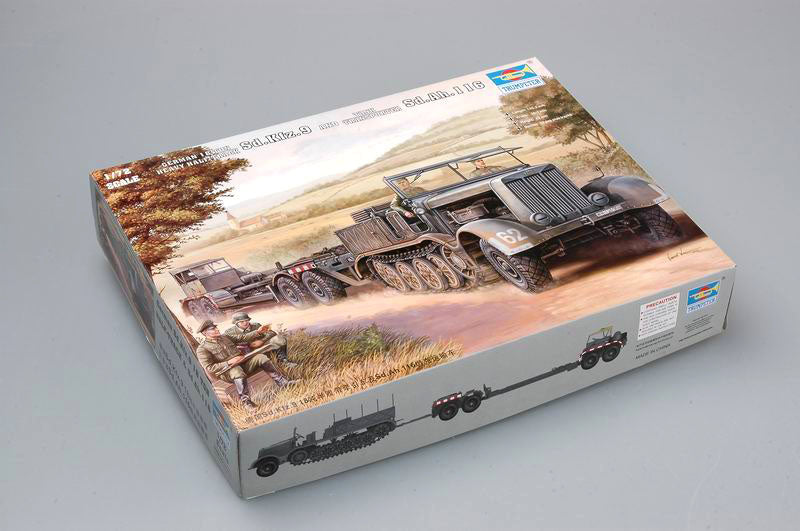 Trumpeter 07275 German Sd.Kfz.9 (18t) Half-Track & Sd.Ah.116 Trailer 1:72