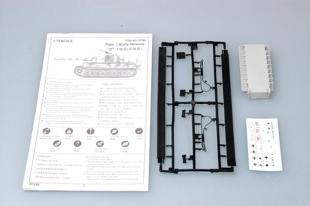 Trumpeter 07242 Tiger 1 Tank Early 1:72