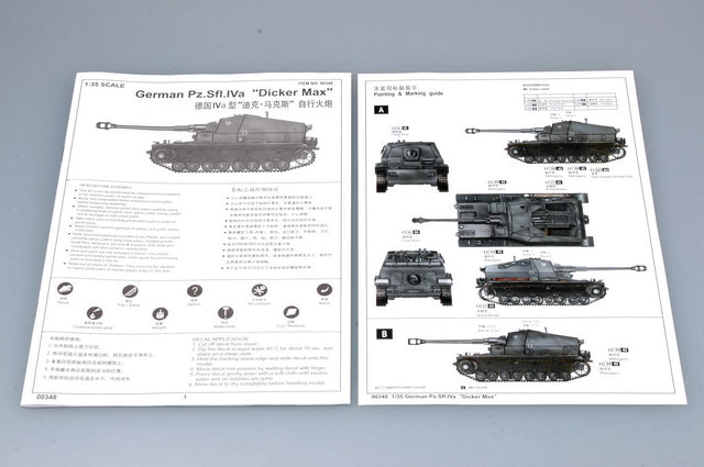 Trumpeter 00348 German Pz.Sfl. IVa Dicker Max 1:35