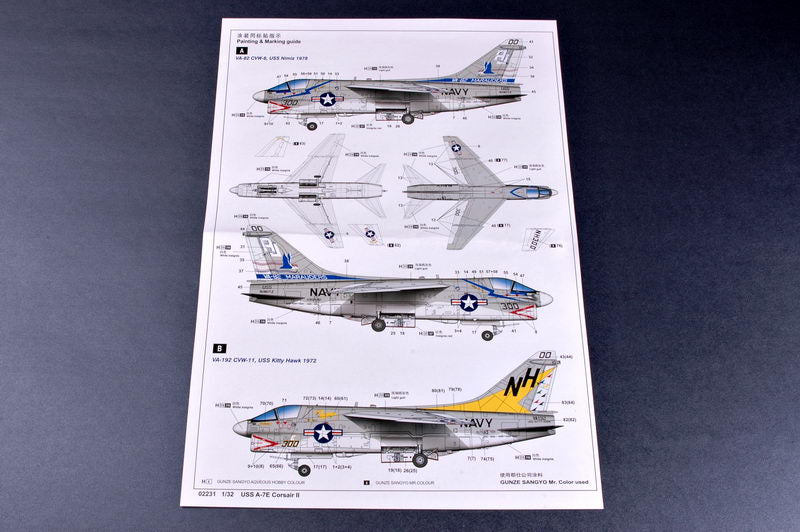 Trumpeter USS A-7E Corsair II 02231 1:32