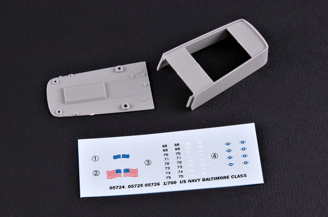 Trumpeter 05724 USS BALTIMORE CA-68 1943 1:700