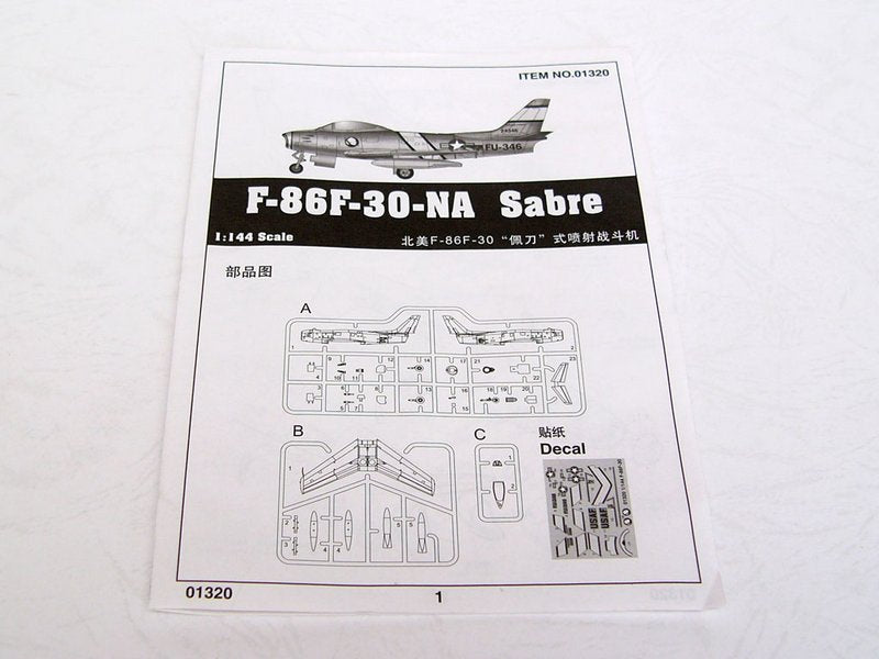 Trumpeter F-86F-30-NA Sabre 01320 1/144